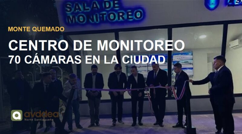 Autoridades inauguran la nueva Sala de Monitoreo de Monte Quemado.