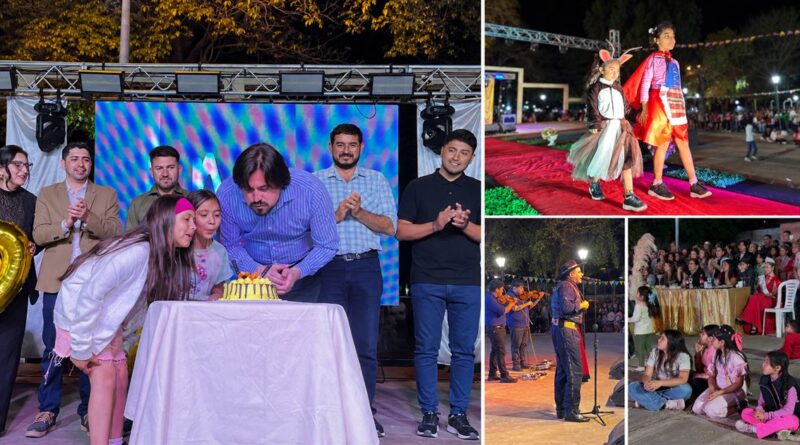 Collage de los festejos por el 94.º aniversario de Monte Quemado en 2026